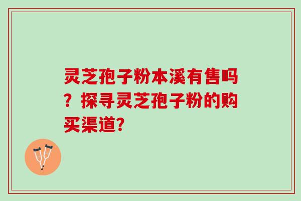 灵芝孢子粉本溪有售吗？探寻灵芝孢子粉的购买渠道？