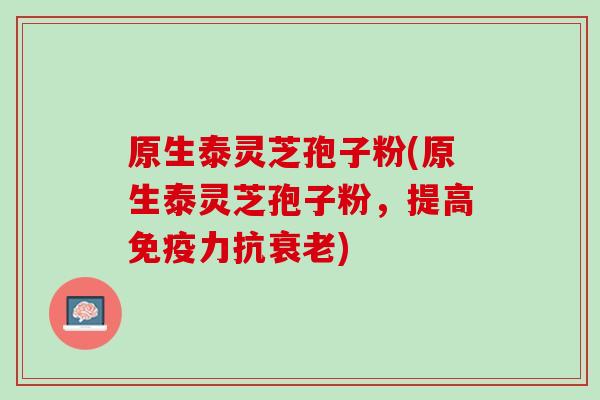 原生泰灵芝孢子粉(原生泰灵芝孢子粉，提高免疫力抗)