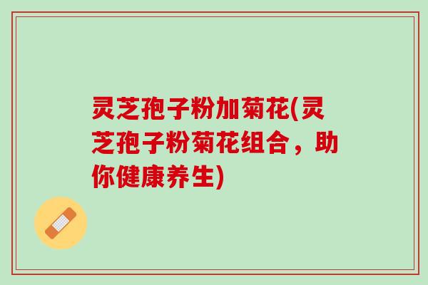 灵芝孢子粉加菊花(灵芝孢子粉菊花组合,助你健康养生) 灵芝孢子粉加菊花(灵芝孢子粉菊花组合,助你健康养生)