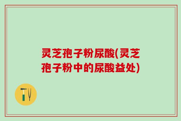 灵芝孢子粉尿酸(灵芝孢子粉中的尿酸益处) 灵芝孢子粉尿酸(灵芝孢子粉中的尿酸益处)