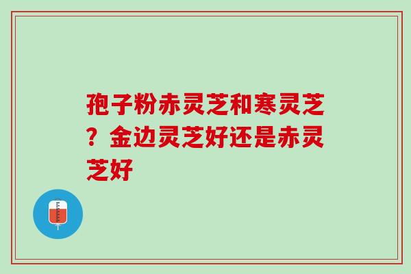 孢子粉赤灵芝和寒灵芝?金边灵芝好还是赤灵芝好 孢子粉赤灵芝和寒灵芝?金边灵芝好还是赤灵芝好