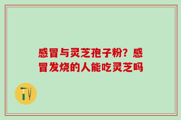 感冒与灵芝孢子粉？感冒发烧的人能吃灵芝吗