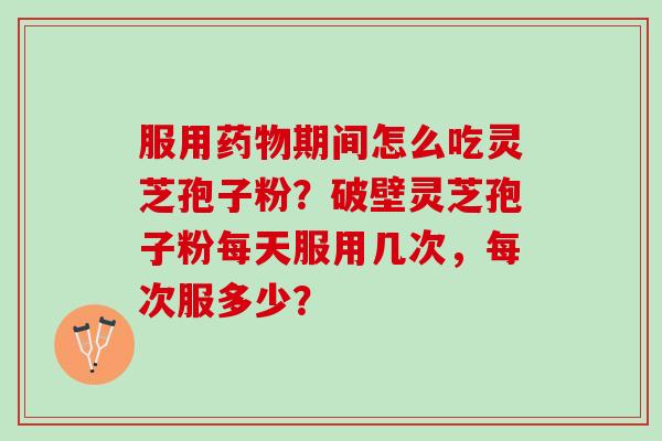 服用药物期间怎么吃灵芝孢子粉？破壁灵芝孢子粉每天服用几次，每次服多少？