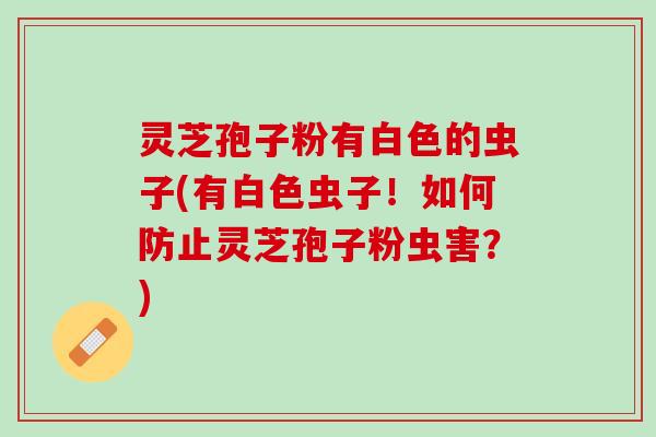 灵芝孢子粉有白色的虫子(有白色虫子！如何防止灵芝孢子粉虫害？)