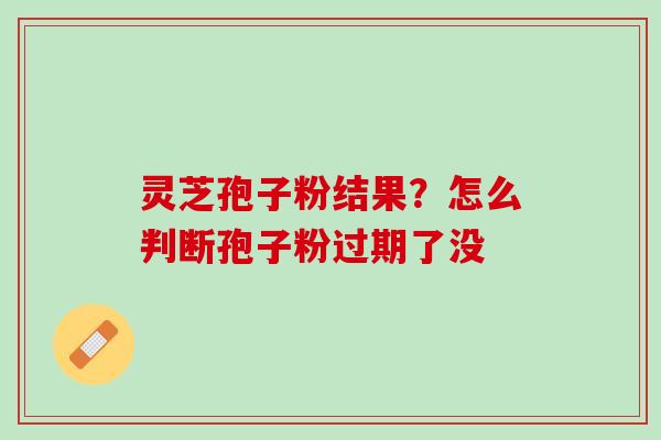 灵芝孢子粉结果？怎么判断孢子粉过期了没