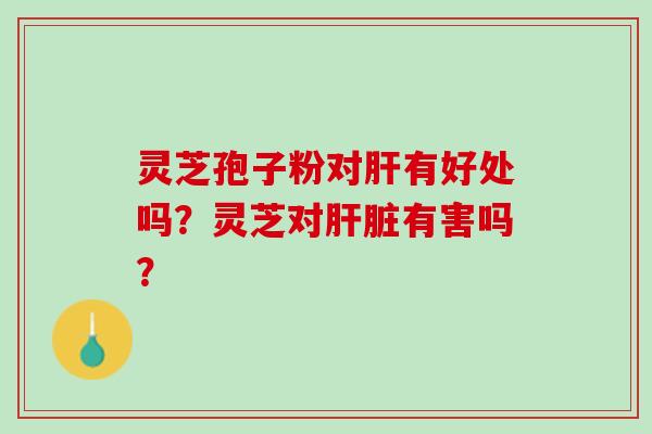 灵芝孢子粉对有好处吗?灵芝对有害吗? 灵芝孢子粉对有好处吗?灵芝对有害吗?
