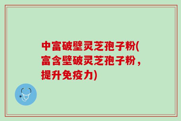 中富破壁灵芝孢子粉(富含壁破灵芝孢子粉,提升免疫力) 中富破壁灵芝孢子粉(富含壁破灵芝孢子粉,提升免疫力)