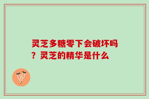 灵芝多糖零下会破坏吗?灵芝的精华是什么 灵芝多糖零下会破坏吗?灵芝的精华是什么