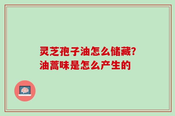 灵芝孢子油怎么储藏？油蒿味是怎么产生的