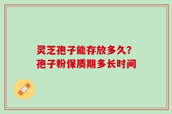 灵芝孢子能存放多久？孢子粉保质期多长时间