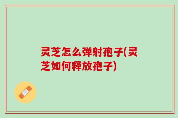 灵芝怎么弹射孢子(灵芝如何释放孢子)