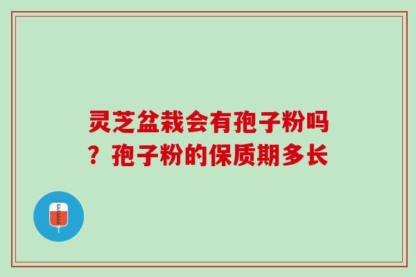 灵芝盆栽会有孢子粉吗？孢子粉的保质期多长