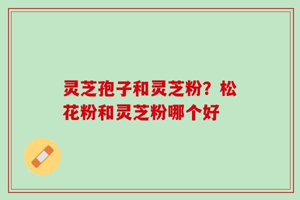 灵芝孢子和灵芝粉?松花粉和灵芝粉哪个好 灵芝孢子和灵芝粉?松花粉和灵芝粉哪个好