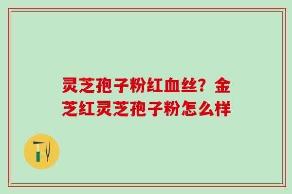 灵芝孢子粉红丝？金芝红灵芝孢子粉怎么样