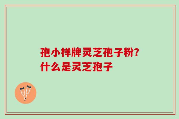 孢小样牌灵芝孢子粉？什么是灵芝孢子