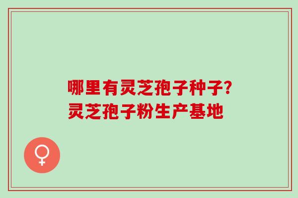 哪里有灵芝孢子种子?灵芝孢子粉生产基地 哪里有灵芝孢子种子?灵芝孢子粉生产基地