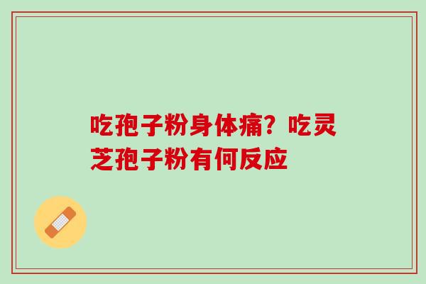 吃孢子粉身体痛？吃灵芝孢子粉有何反应