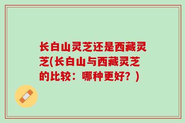 长白山灵芝还是西藏灵芝(长白山与西藏灵芝的比较：哪种更好？)