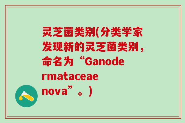 灵芝菌类别(分类学家发现新的灵芝菌类别，命名为“Ganodermataceae nova”。)