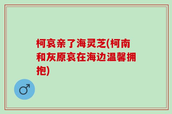 柯哀亲了海灵芝(柯南和灰原哀在海边温馨拥抱)