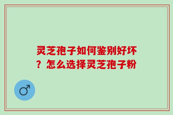 灵芝孢子如何鉴别好坏？怎么选择灵芝孢子粉