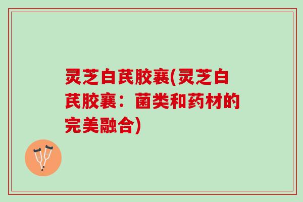 灵芝白芪胶襄(灵芝白芪胶襄：菌类和药材的完美融合)