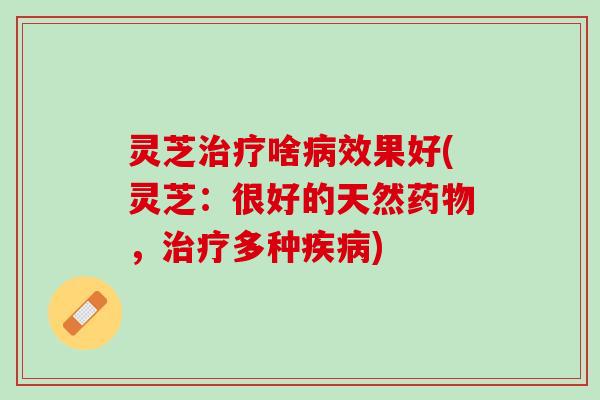 灵芝啥效果好(灵芝:很好的天然,多种) 灵芝啥效果好(灵芝:很好的天然,多种)