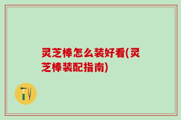 灵芝棒怎么装好看(灵芝棒装配指南)
