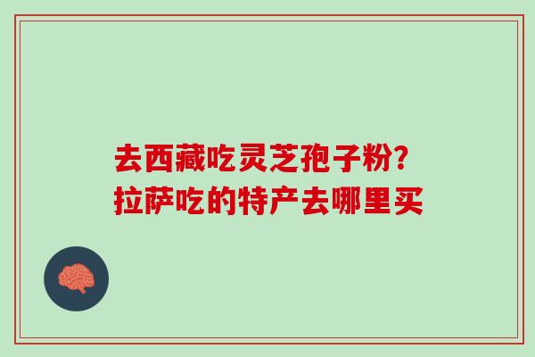 去西藏吃灵芝孢子粉?拉萨吃的特产去哪里买 去西藏吃灵芝孢子粉?拉萨吃的特产去哪里买