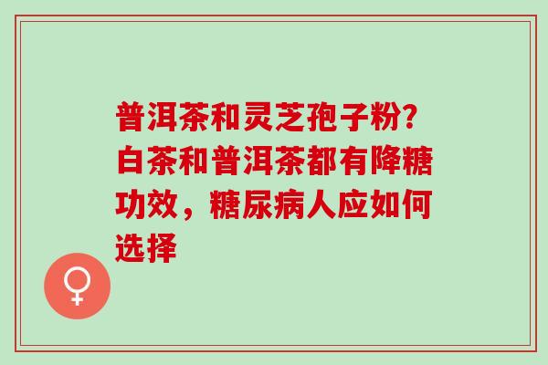 普洱茶和灵芝孢子粉？白茶和普洱茶都有降糖功效，人应如何选择