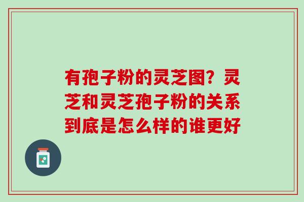 有孢子粉的灵芝图?灵芝和灵芝孢子粉的关系到底是怎么样的谁更好 有孢子粉的灵芝图?灵芝和灵芝孢子粉的关系到底是怎么样的谁更好