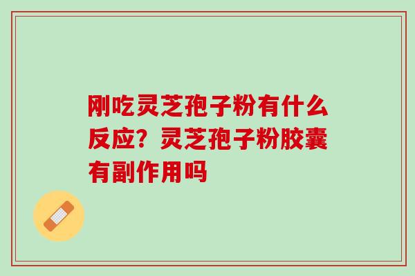 刚吃灵芝孢子粉有什么反应?灵芝孢子粉胶囊有副作用吗 刚吃灵芝孢子粉有什么反应?灵芝孢子粉胶囊有副作用吗