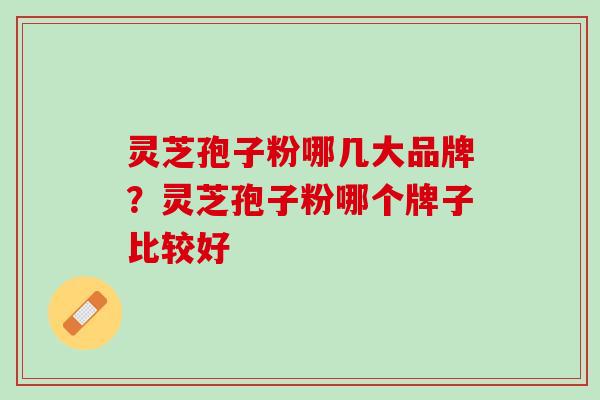 灵芝孢子粉哪几大品牌？灵芝孢子粉哪个牌子比较好