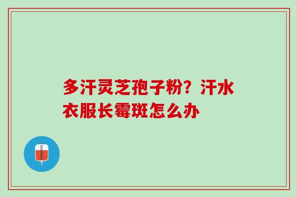 多汗灵芝孢子粉?汗水衣服长霉斑怎么办 多汗灵芝孢子粉?汗水衣服长霉斑怎么办