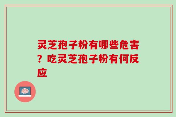 灵芝孢子粉有哪些危害？吃灵芝孢子粉有何反应