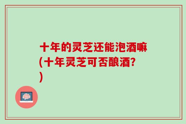 十年的灵芝还能泡酒嘛(十年灵芝可否酿酒？)