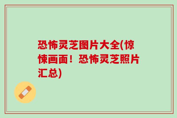 恐怖灵芝图片大全(惊悚画面！恐怖灵芝照片汇总)