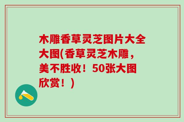 木雕香草灵芝图片大全大图(香草灵芝木雕，美不胜收！50张大图欣赏！)