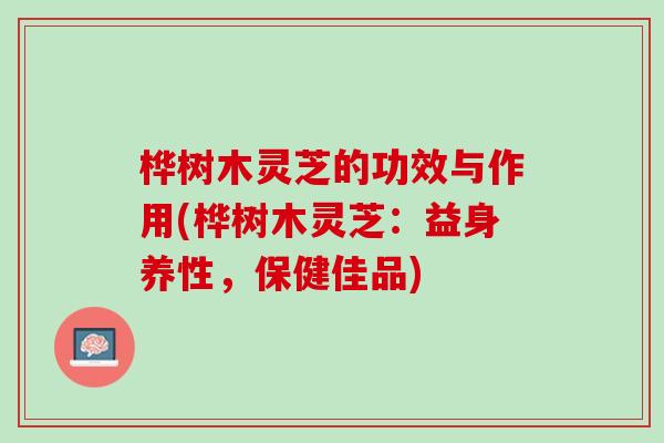 桦树木灵芝的功效与作用(桦树木灵芝：益身养性，保健佳品)