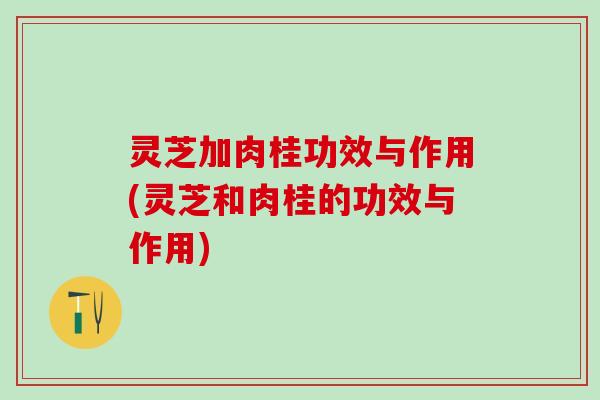 灵芝加肉桂功效与作用(灵芝和肉桂的功效与作用)