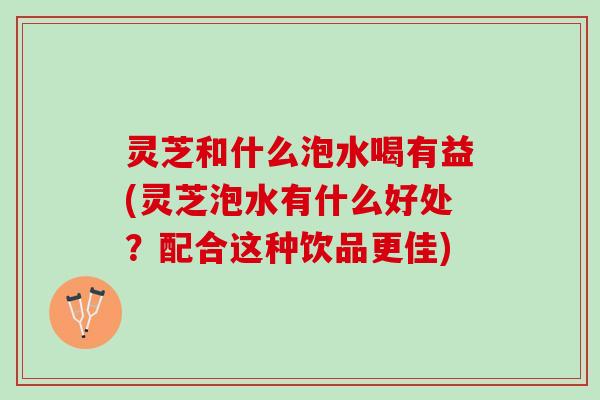 灵芝和什么泡水喝有益(灵芝泡水有什么好处？配合这种饮品更佳)