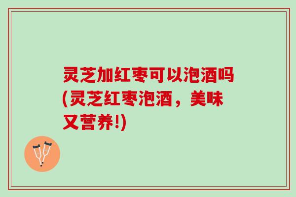 灵芝加红枣可以泡酒吗(灵芝红枣泡酒,美味又营养!) 灵芝加红枣可以泡酒吗(灵芝红枣泡酒,美味又营养!)