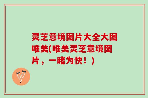 灵芝意境图片大全大图唯美(唯美灵芝意境图片，一睹为快！)