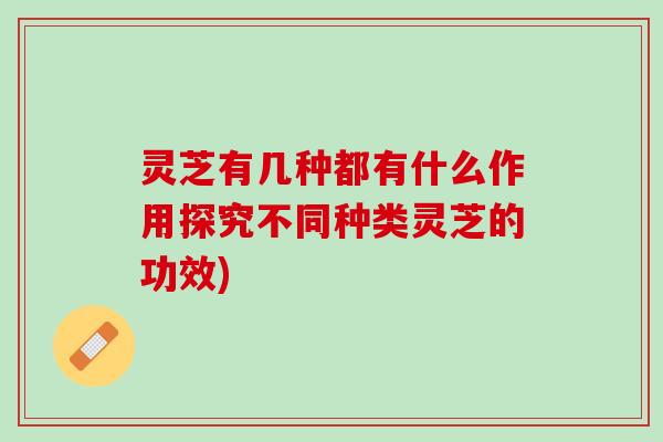 灵芝有几种都有什么作用探究不同种类灵芝的功效) 灵芝有几种都有什么作用探究不同种类灵芝的功效)