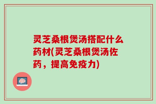 灵芝桑根煲汤搭配什么药材(灵芝桑根煲汤佐药，提高免疫力)