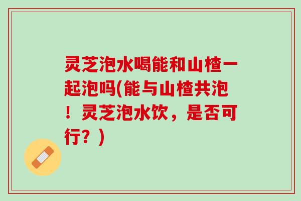 灵芝泡水喝能和山楂一起泡吗(能与山楂共泡！灵芝泡水饮，是否可行？)