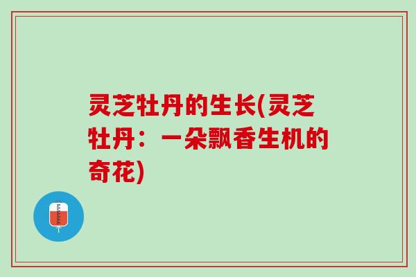 灵芝牡丹的生长(灵芝牡丹：一朵飘香生机的奇花)