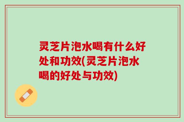 灵芝片泡水喝有什么好处和功效(灵芝片泡水喝的好处与功效)