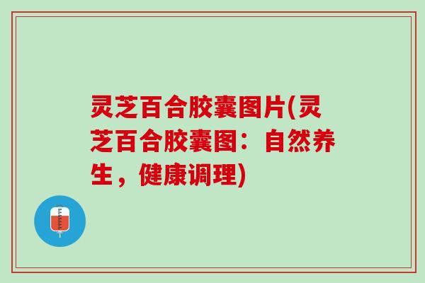 灵芝百合胶囊图片(灵芝百合胶囊图:自然养生,健康调理) 灵芝百合胶囊图片(灵芝百合胶囊图:自然养生,健康调理)