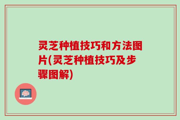 灵芝种植技巧和方法图片(灵芝种植技巧及步骤图解) 灵芝种植技巧和方法图片(灵芝种植技巧及步骤图解)